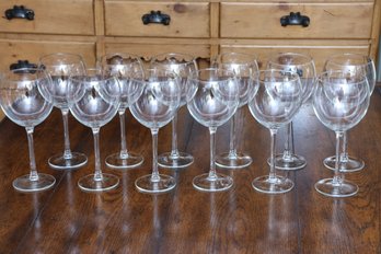 12 Pottery Barn Balloon Wine Glasses