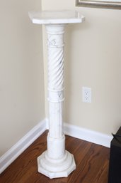 Carrara Marble Pedestal