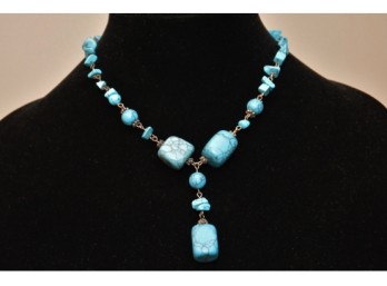 Turquoise Drop Necklace