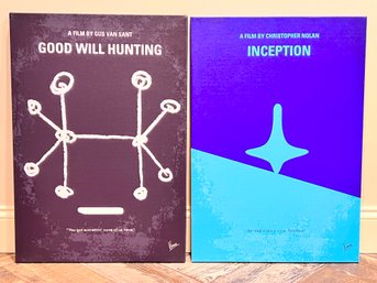 Inception And Good Will Hunting Canvas Movie Wall Art