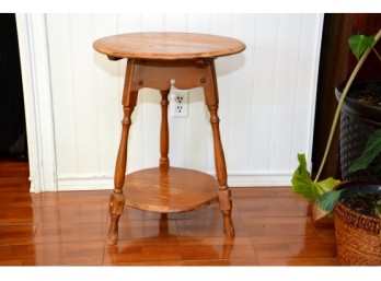 Vintage Maple Project Side Table