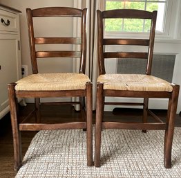 Pair Of Pottery Barn Side Chairs