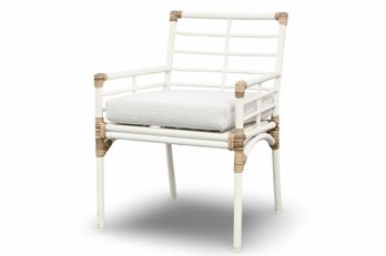 White Cage Back Chair