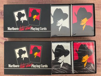 Marlboro Wild West Playing Cards 2 Boxes Sealed Cards