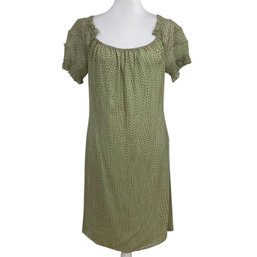 Escada Green Polka-dot Dress Size 38