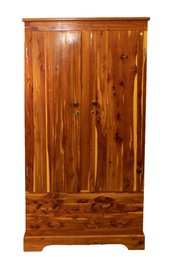 Vintage Cedar Miller Chest Two Door Storage Cabinet