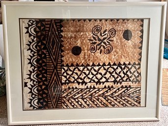 Pacific Islander Hand Made Tapa Cloth