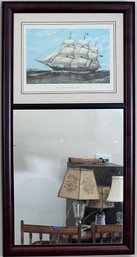 The West Australian Lithograph And Mirror Combo