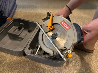 Ryobi Circular Saw With Case