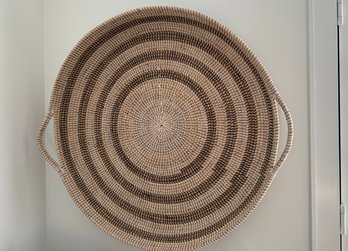 Large Wicker Basket Wall Decor