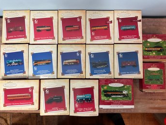 16 Hallmark Keepsake Lionel Trains Ornaments New In Boxes