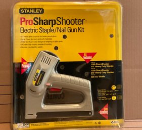 Stanley ProSharp Shooter Electric Staple Nail Gun Kit New In Package