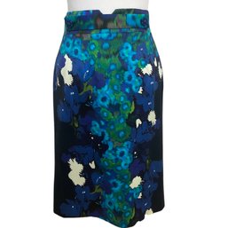 Erdem Colorful Silk Skirt 6/8