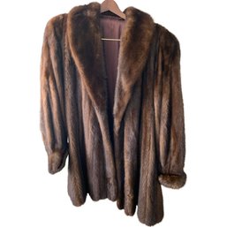Mens Fur Coat Size 8