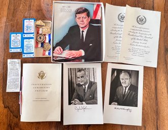 Presidential Ephemera Including Delegate Badges