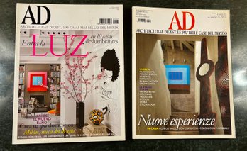 Architectural Digest - Global Magazine Editions - Italian & Spanish Editions