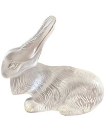 Lalique Crystal Rabbit