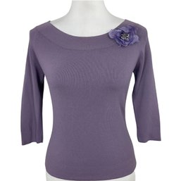 Joseph A Lavender Sweater Size M