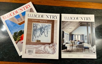 Elle Country Decoration - Three Issues - The World's Most Beautiful Homes In The Country, Printed In The U.K.
