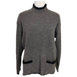 Jones New York Gray Wool Blend Sweater Size L