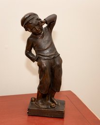 Ceramic Sculpture Of A Boy