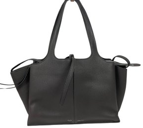 Celine Gray Leather Tri-fold Bag