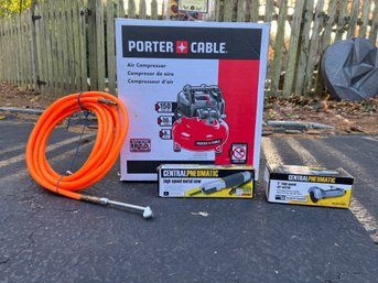 Porter Cable Air Compressor With Tools
