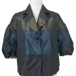 ETRO Milano Striped Silk Jacket