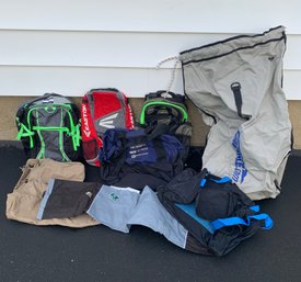 Assortment Of Equipment Bags And Backpacks