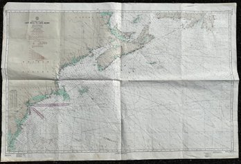 Cape Race To Cape Henry Nautical Chart