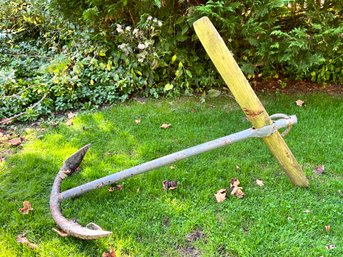 4 Ft Tall Antique Ships Anchor