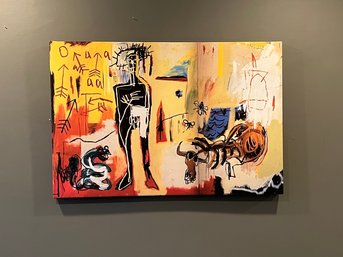 Poison Oasis Jean-Michel Basquiat Print On Canvas