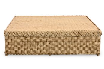The Wicker Works - Large Outdoor Woven Coffee Table