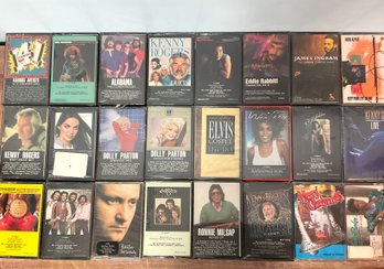 Collection Of Factory Sealed Cassettes Tapes Elvis, Alabama, Kenny G, Neil Diamond & More