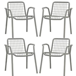 Ethimo Wire Frame Chairs Set Of 4