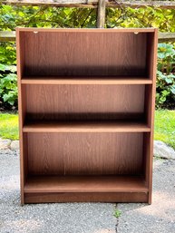 Wood Veneer Three Shelf Book Case (2 Of 2)