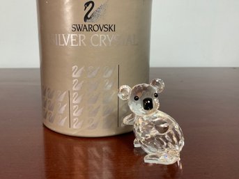 Swarovski Crystal Koala Bear With Box