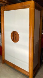 USA - HUGE Bamboo Armoire - Super Chic Style And ONE OF A KIND FOR SURE!