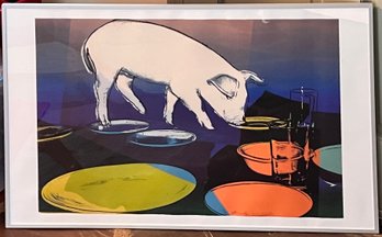 Fiesta Pig By Andy Warbol Print