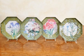 Set Of 4 Katherine Young Limited Edition Plates