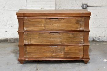 Walters Indoor Crushed Bamboo Dresser / Chest Of Drawers