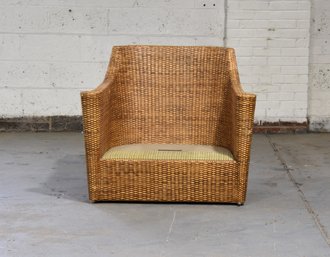 The Wicker Works Indoor Palisades Lounge Chair - No Cushion