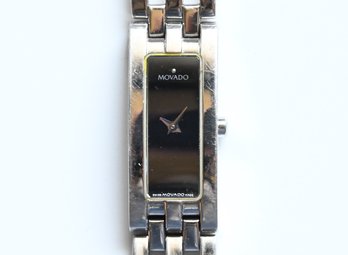 Movado Steel Sapphire Crystal Woman's Wrist Watch