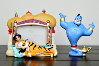 Disney's Alladin And Genie Picture Frame