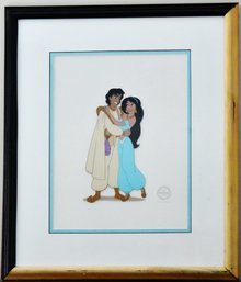 Disney's Aladdin Royal Embrace With Certificate Of Authenticity
