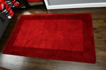 Pottery Barn Red Rug