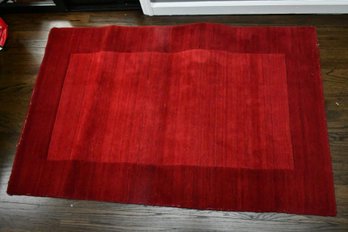 Pottery Barn Red Rug