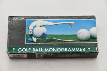 Starcase Golf Ball Monogrammer