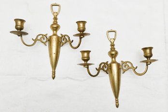 Paid Of Brass Wall Sconces