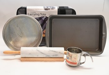 Baking Set With Insulated Carrying Tote